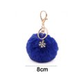 thumbnail image 2 of Bonito accesorio para monedero con pompón y llavero, bonito colgante redondo de felpa peluda, regalo de Navidad Zhivalor CPB-CJZ438-1, 2 of 5