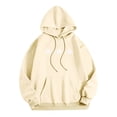 thumbnail image 2 of VBARHMQRT Frog Hoodie Autumn Winter Hoodie Neck Solid Color Printed Long Sleeve Pullover Sweatshirt, 2 of 7