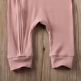 thumbnail image 5 of Seyurigaoka Infant Baby Long-Sleeved Bodysuit, Unisex Side Zipper Up Jumpsuit, 5 of 7