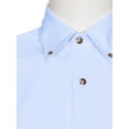thumbnail image 2 of Mens 100% Cotton Button Down Collar Short Sleeve Casual Shirt, 2 of 3