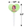 thumbnail image 6 of Classy Modern Day Hippie Flower Child Heart Love Cupcake Picks Toppers Decoration Set of 6, 6 of 6