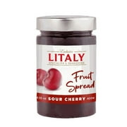 Litaly Sour Cherry Jam 14.10 Oz .
