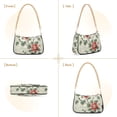 thumbnail image 7 of FORMRS Womens Shoulder Bag with Chain Strap Clutch Purse Cute Tote Handbag, Red Floral Pattern, 7 of 7