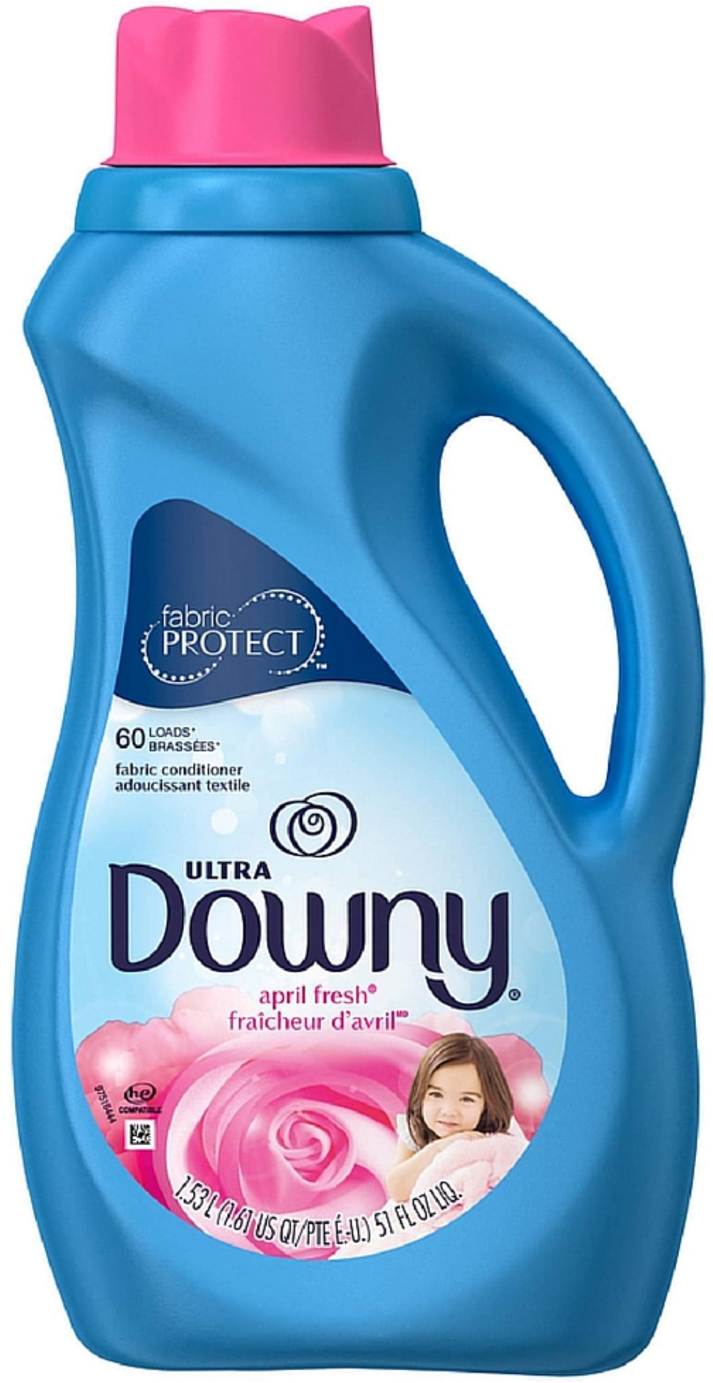 Downy Ultra Liquid Fabric Softener, April Fresh 51 oz (Pack of 3)