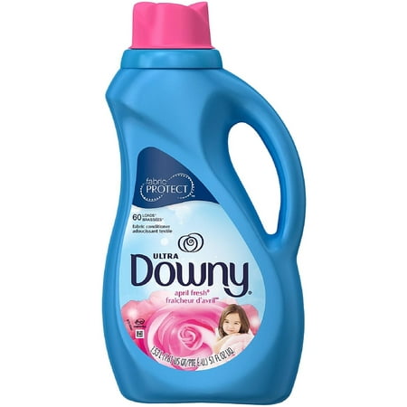 Downy Ultra Liquid Fabric Softener, April Fresh 51 oz (Pack of 3)