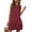 Red, variant on Dress for Women Polka Dot Mini Tank Dress Summer Ruffle Short Sundress Beach Sleeveless Babydoll Dresses,Red (XXL)