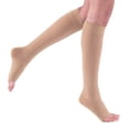 thumbnail image 1 of JOBST Relief Knee High 20-30 mmHg Compression Socks, Open Toe, Beige, Small, 1 of 2