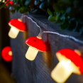 thumbnail image 2 of Lights Mushroom String Lights Outdoor Garden Solar Toadstool Warm White Led 3.5m Ip441setred, 2 of 5
