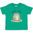 thumbnail image 3 of Inktastic Just Vibin' Frog Girls Baby T-Shirt, 3 of 5