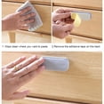 thumbnail image 6 of 4 Pcs Self Stick Instant Cabinet Drawer Humanity Handle Helper Auxiliary for Kitchen Cabinet Knobs Drawer Window Sliding Door Wardrobe Self Stick Push Pull Helper Stick on Handles, 6 of 7