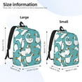 thumbnail image 4 of Daiia Cartoon Funny Goose Vintage Canvas Backpack for Men and Women ,Hiking Backpack,Travel Laptop Bag for School,Large Capacity Backpack, 4 of 8