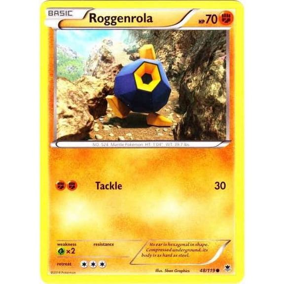 Pokemon Phantom Forces Common Roggenrola #48