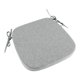 thumbnail image 5 of Cojín de sillas Cojín multipropósito Multipropósito Almohadilla sin deslizamiento de la almohadilla de lino lavable para el sofá doméstico Decoración Gris claro, 5 of 8