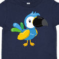 thumbnail image 4 of Inktastic Colorful Parrot, Tropical Parrot, Cute Parrot Boys or Girls Toddler T-Shirt, 4 of 5