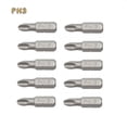thumbnail image 1 of 10Pcs 25Mm Anti Slip Electric Hex Shank Magnetic Screwdriver Bits Screw Driver, 1 of 6
