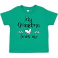 thumbnail image 3 of Inktastic My Grandma Loves Me Heart Grandchild Boys or Girls Toddler T-Shirt, 3 of 5