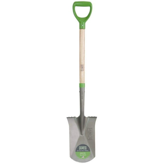 24 in. Wood Handle Garden Spade