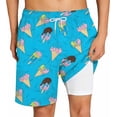 thumbnail image 4 of JAJAHO Boys Swim Trunks With Liner UPF 50+ Ice Cream Printed Beach Shorts For Kids Boy Bathing Suit Drawstring Swim Shorts 2-14Y, 4 of 4
