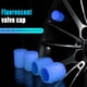 thumbnail image 4 of Tapones para válvulas de neumáticos YALOK Noctilucous para coche, 4 unidades, azules, 4 of 7