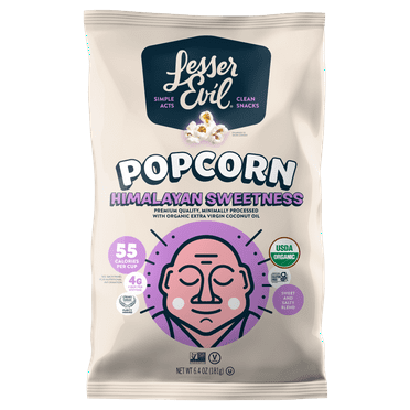 LesserEvil® Organic Himalayan Sweetness Popcorn