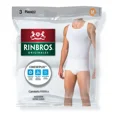 thumbnail image 2 of Paquete De 3 Camisetas Blancas Rinbros Para Hombre, 2 of 5