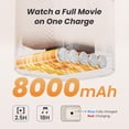 thumbnail image 4 of Proyector exterior Yaber T2 Plus GTV con batería 1080P WiFi, 4 of 7