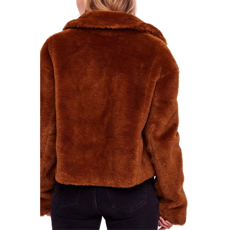 Free people mena faux fur jacket hotsell