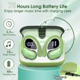 thumbnail image 2 of Auriculares inalámbricos Aptkdoe 75hrs Bluetooth 5.3 Auriculares verdes, 2 of 7