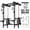 H16ws-black, variant on BOGYKIK H16 Folding Wall Mounted Power Rack with 180 lb Weight Stack, Dual Pulley System, Black