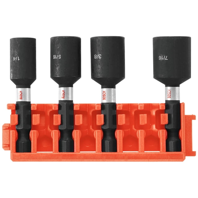 Juego surtido de tuercas Impact Tough, 4 piezas, BOSCH CCSNSV17804