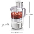 thumbnail image 2 of Procesador de Alimentos Hamilton Beach Stack & Snap™ 12 Tazas, Big Mouth®, Motor 450W, Rebanar, Triturar, Mezclar y Hacer Puré, 2 of 7