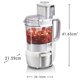 thumbnail image 2 of Procesador de Alimentos Hamilton Beach Stack & Snap™ 12 Tazas, Big Mouth®, Motor 450W, Rebanar, Triturar, Mezclar y Hacer Puré, 2 of 7