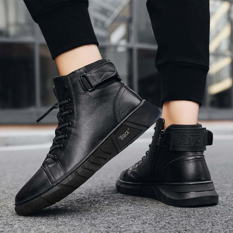 High heel work boots for mens outlet