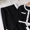 thumbnail image 5 of OJSFQUFP Girls Clothes 2PCS Outfits Long Sleeve Top & Wide Leg Pants Kids Clothes Teen Clothing Sets Size 7-12Y, 5 of 9