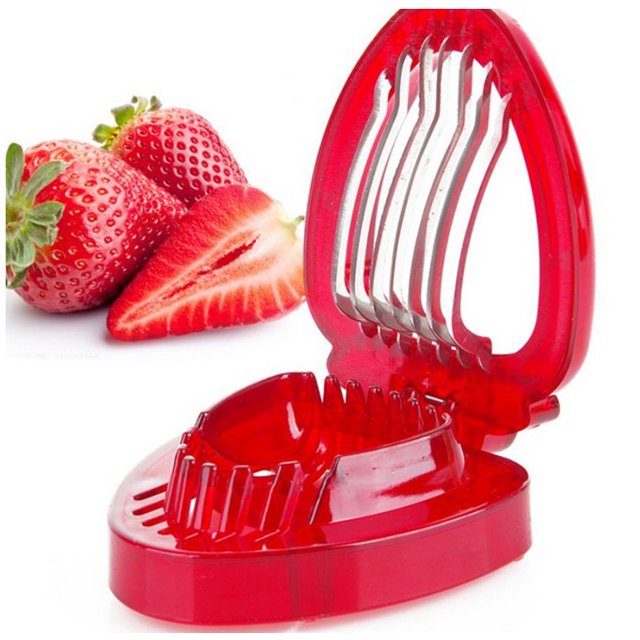Rebanador de frutas de cáscara de fresa, hojas de tallo de bayas, removedor de gemas, herramienta para pelar frutas, accesorios de cocina, descorazonador fácil de quitar, tomates de fresa y herramien JAMW Sencillez