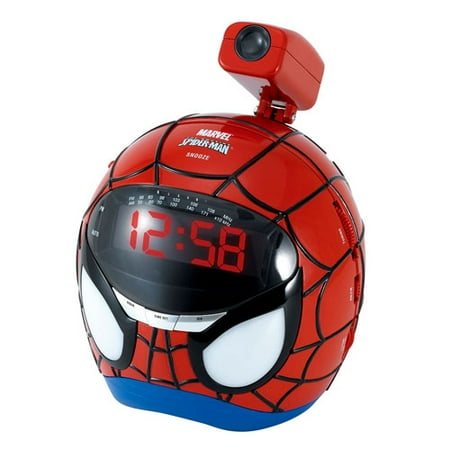 Spider-Man Projection AM/FM Clock Radio
