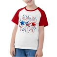 thumbnail image 2 of Xdegoge Tracking My Recent Order July 4Th 4Th of July Clothes for Girls Boys Kids Patriotic American Flag Shirt Stars And Strips Usa Shirts Short Sleeve Summer Tops 4 Years Old Girl Gift, 2 of 7