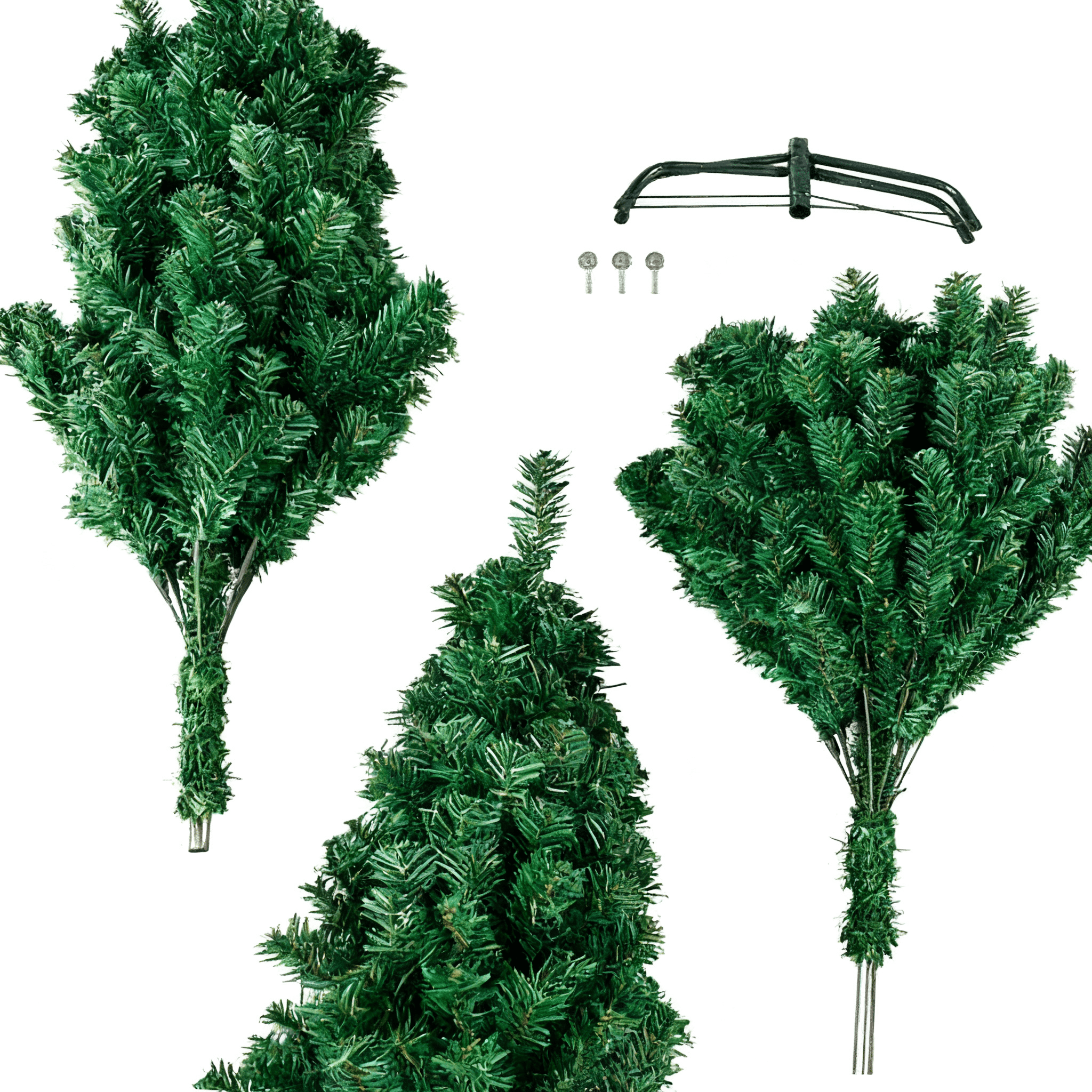 8FT Artificial Christmas Tree (Light Green) - Superior PVC, Durable, Holiday Centerpiece for Home/Living Room/Large Spaces