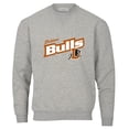 thumbnail image 2 of Men's Heather Gray Durham Bulls Essential Fleece Crewneck Pullover Sweatshirt, 2 of 3