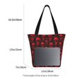 thumbnail image 3 of Easygdp Red Skulls Bolso de Hombro para Mujer, Bolso Bandolera y Cartera de Mano Elegante para Uso Diario, 3 of 6