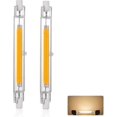 thumbnail image 1 of R7s Led Bulb 118mm 30w Dimmable, Warm White 3000k 3000lm, Linear Replace J118 300w Halogen Lamp, 360 26-27s, 1 of 5
