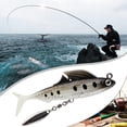 thumbnail image 2 of Señuelo suave 3D Eyes Jig Head cebo de pesca artificial con lentejuelas gris Hugtrwg Para estrenar, 2 of 5