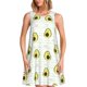 thumbnail image 1 of Disketp Avocado of a Hear para Vestido sin Mangas para Mujeres, Vestidos de Verano para Mujeres, Casual y Holgado para la Playa, 1 of 7