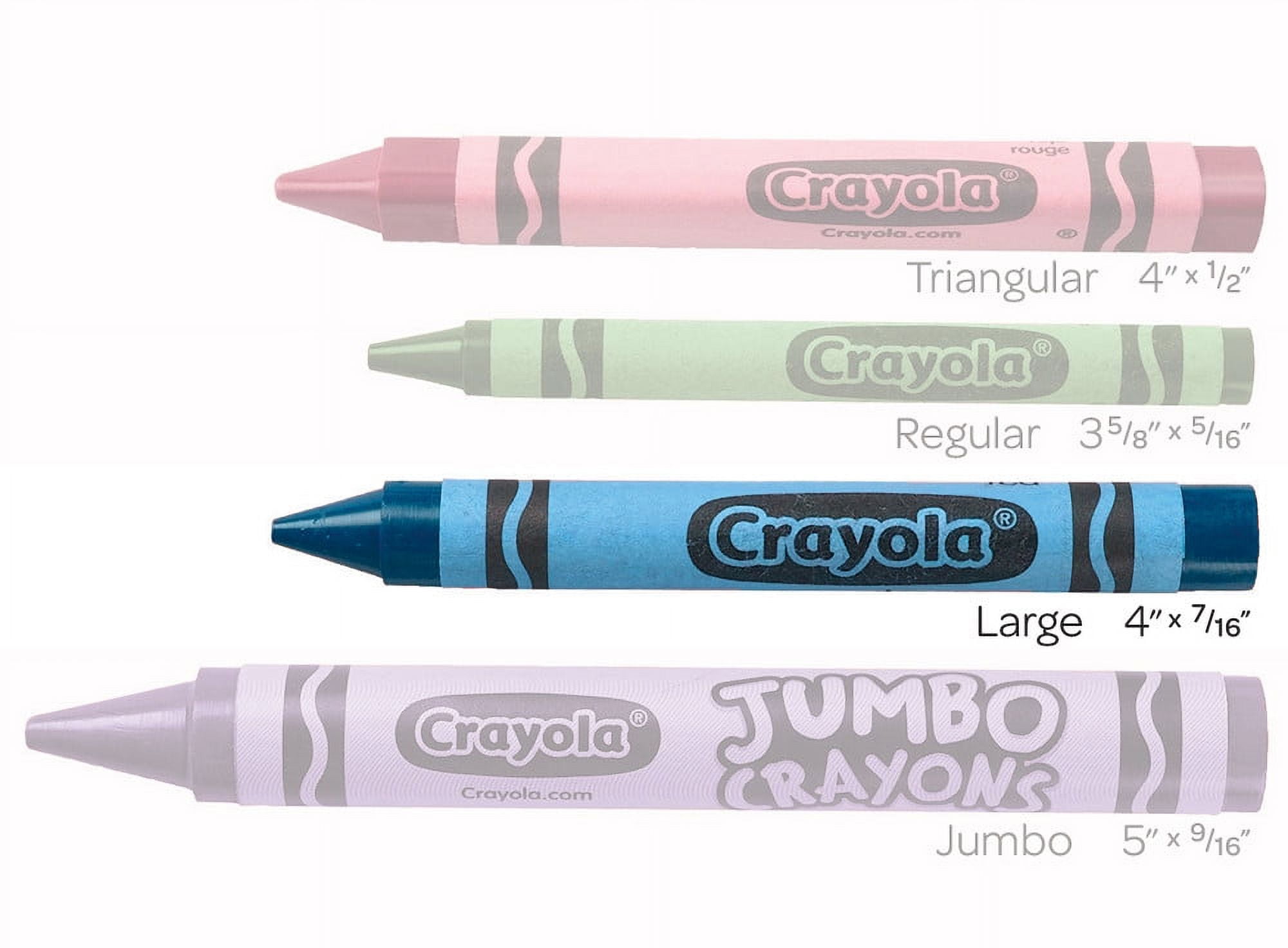 Crayola Crayons, Reg Size, 24 Colors Per Box, Set Of 12 Boxes