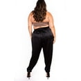 thumbnail image 3 of The Wardrobe Hero Italian Silk Jogger Pant with High Waist, 3 of 8