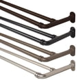 thumbnail image 2 of Contemporary Home Living 84" Black Contemporary Double Blackout Curtain Rod, 2 of 2