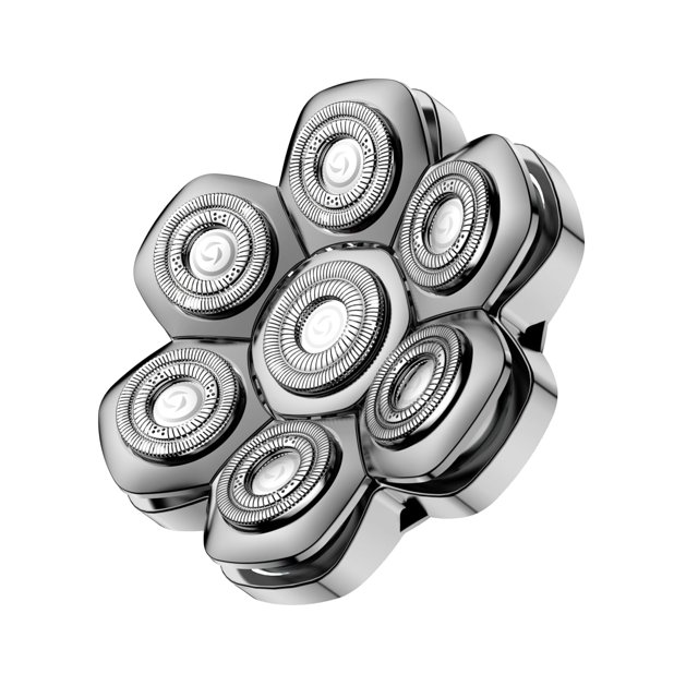 Cuchilla de repuesto MAXGROOM PRO 7D para afeitadora de cabeza, gris