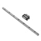 thumbnail image 2 of Linear Sliding Guide Kit Rust Corrosion Resistant Bearing Steel Linear Motion Guide Slider Block Set for 3D Printer 350mm/13.8in, 2 of 5
