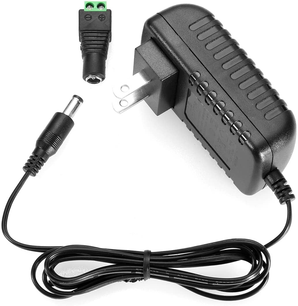LE Power Adapter, 120V AC to 12V DC Transformer Adapter, 24W Switching