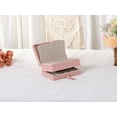 thumbnail image 6 of Unique Bargains 2 Layer Jewelry Box PU Leather Jewelry Case for Earring Necklace Ring Pink, 6 of 8